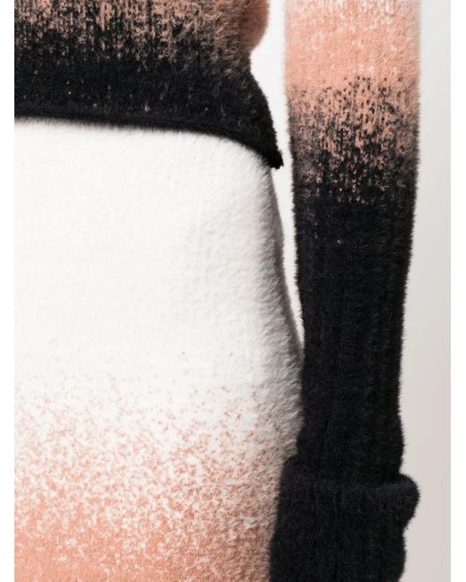 OTTOLINGER Pink Gradient-Effect Knitted Miniskirt