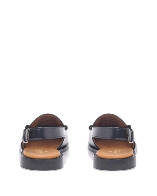Sebago White Buckle-Fastening Slingback Sandals