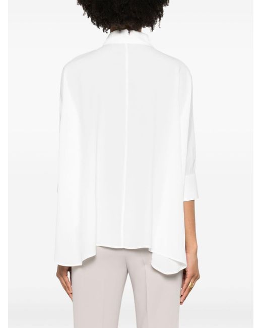 Camicia Castanea di Blanca Vita in White