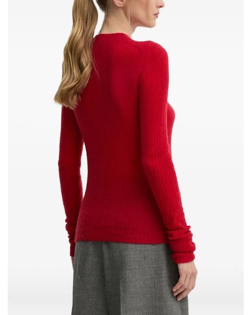 Herskind Red Round-Neck Sweater