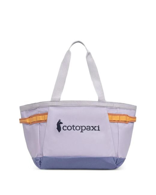 COTOPAXI White Allpa Logo-Print Tote Bag