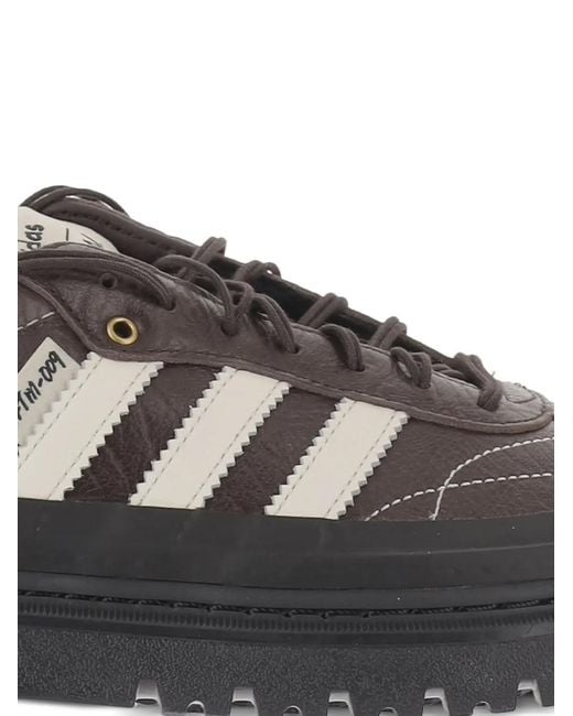Song For The Mute Gray X Adidas 007 Samba Lx Freizeit Low-Top Leather Sneakers for men