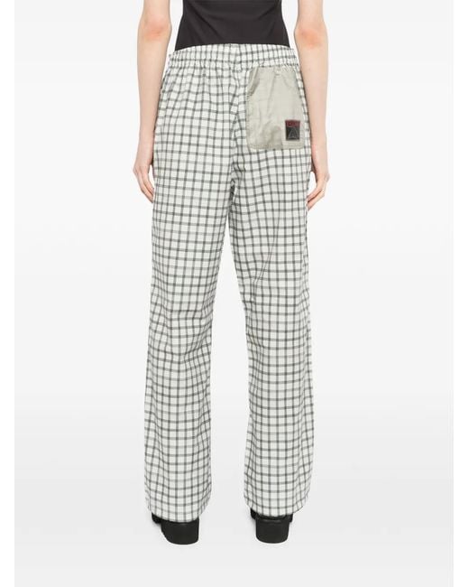Pantalon À Taille Élastique À Carreaux Imprimé Air Floweave Roa en coloris Gray