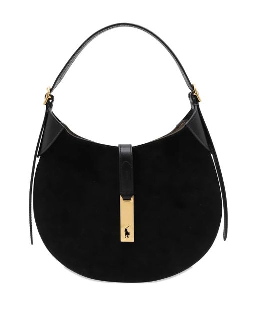 Polo Ralph Lauren スエード ショルダーバッグ Black