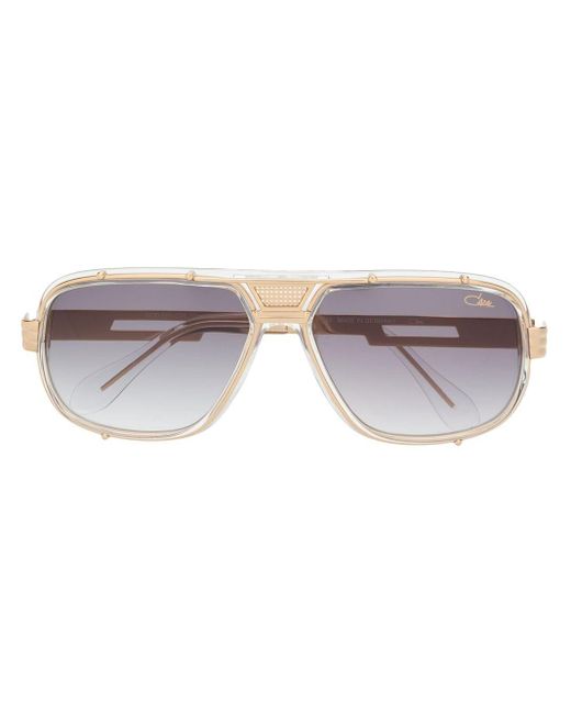 Cazal Metallic Pilot-frame Sunglasses