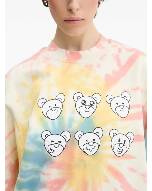 INBETWEENERS White Tie-Dye Graphic Sweatshirt