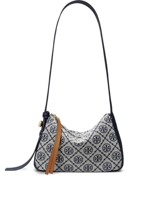 Tory Burch Romy T モノグラム ショルダーバッグ S Black