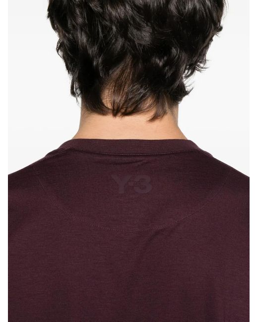 Y-3 Purple T-Shirt for men