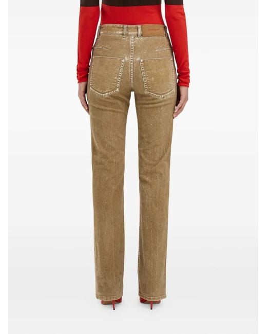 Ferragamo Natural Five Pocket Trousers