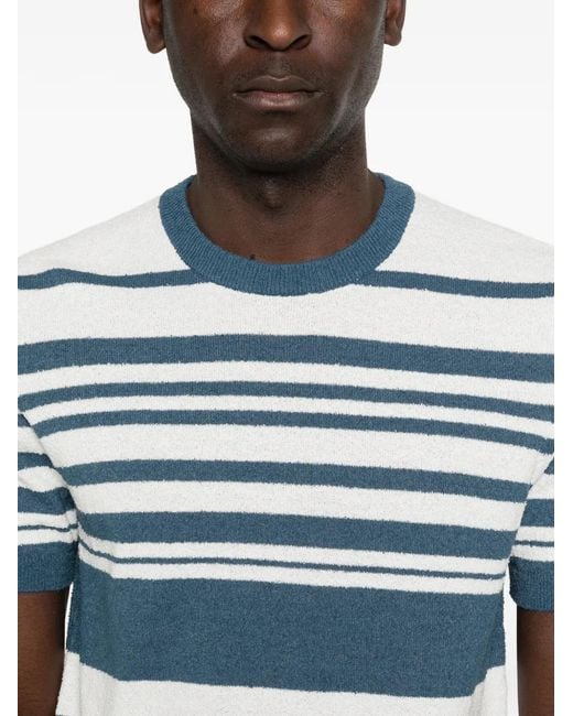 Antony Morato Blue Baltimora 1 Striped T-Shirt for men