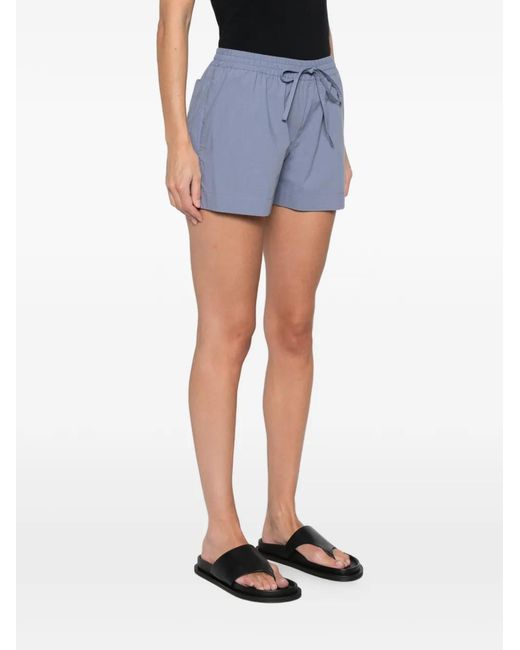 Matteau Blue Drawstring Shorts