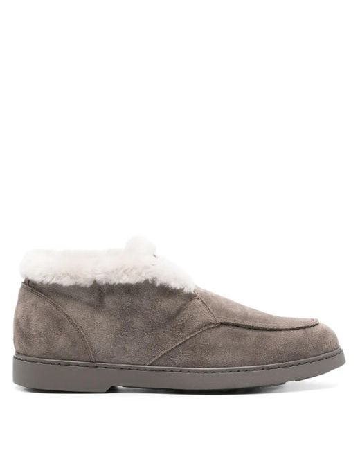 Bottines En Daim Doucal's en coloris Gray