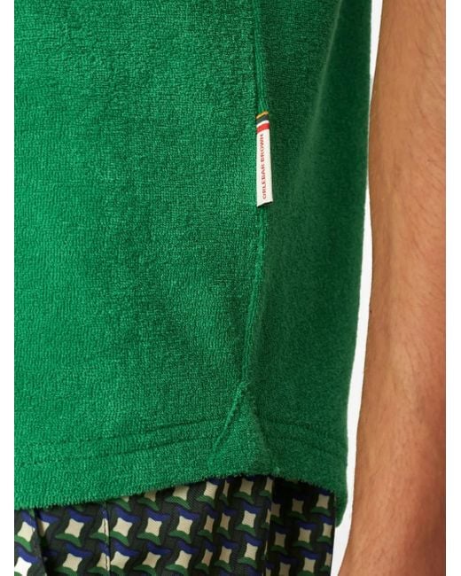 メンズ Orlebar Brown Sebastian ポロシャツ Green