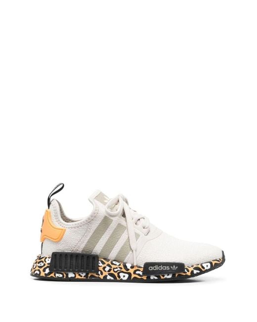 Adidas Multicolor Nmd_r1 Leopard-print Sneakers