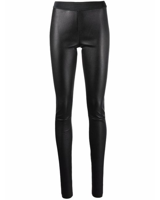ribbed leather leggings Big sale - OFF 62%