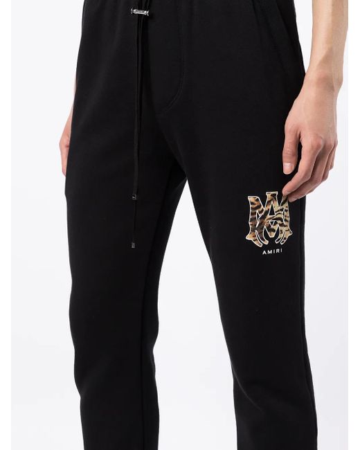 Amiri Black Ma Chinese New Year Track Pants for men