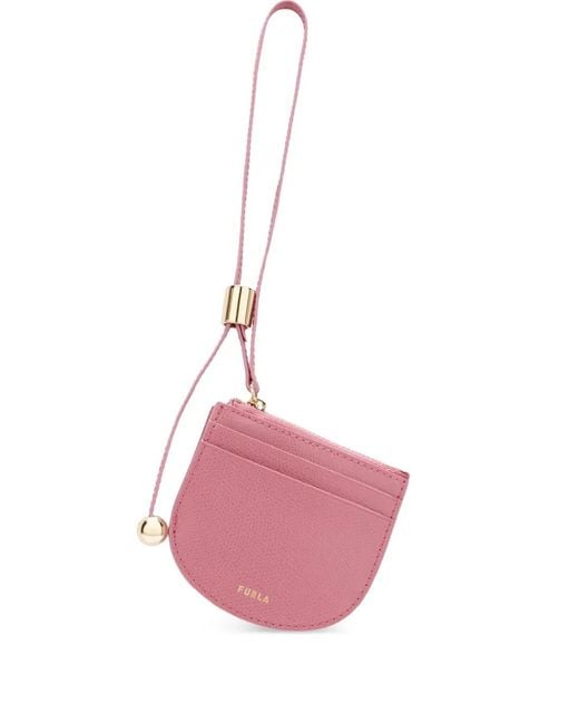 Furla Pink Small Laura Card Holder