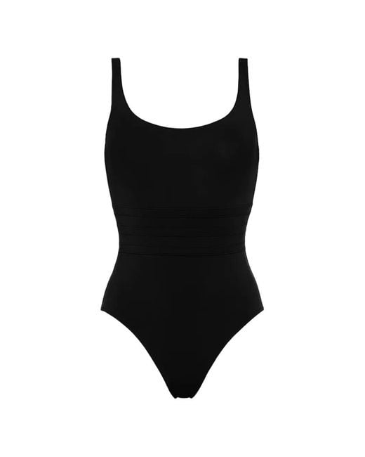 Eres Black Asia Ribbed Swimsuit