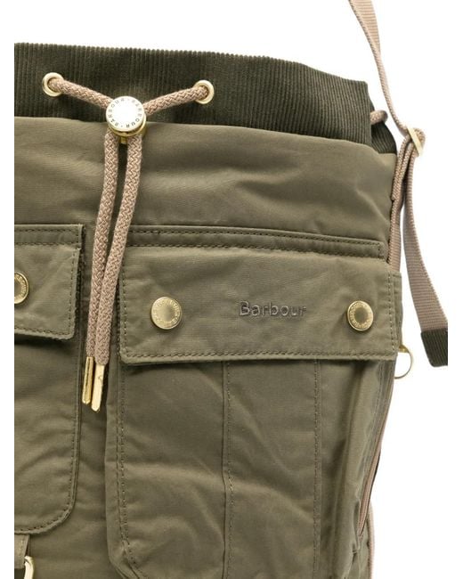 Barbour Metallic Mia Drawstring Tote Bag