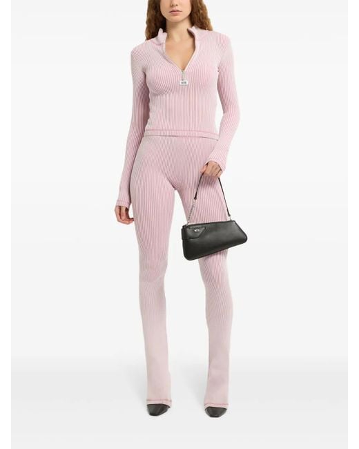 Pull En Maille Nervurée Gcds en coloris Pink