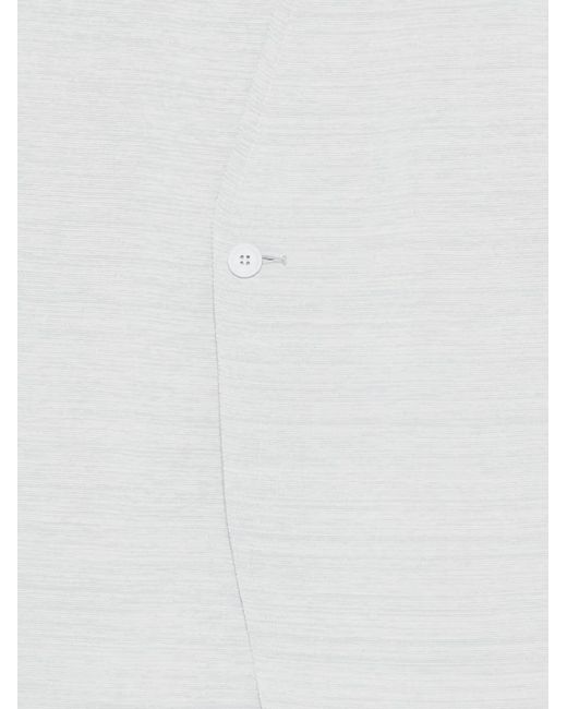 CFCL White V-Neck Cardigan for men