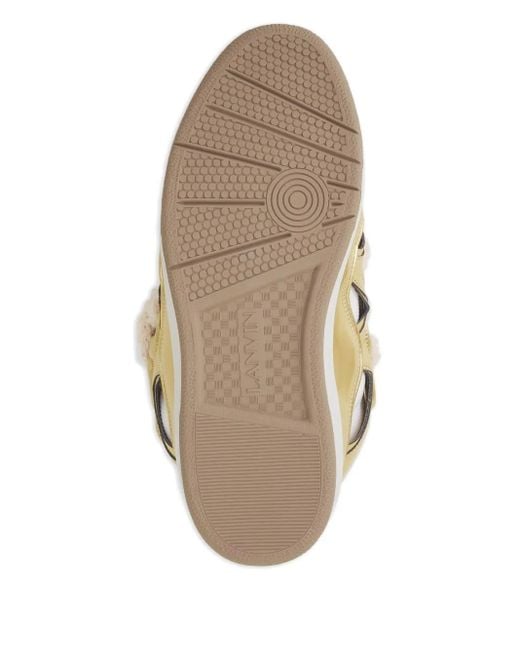 Lanvin White Metallic Sneakers