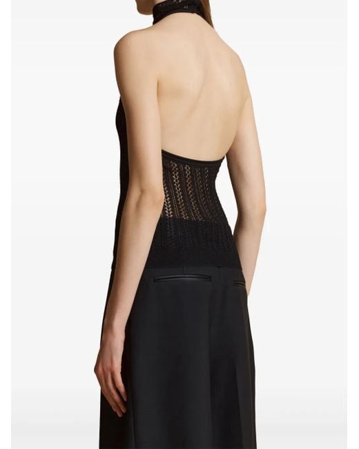 Khaite Black Benedetta Blouse