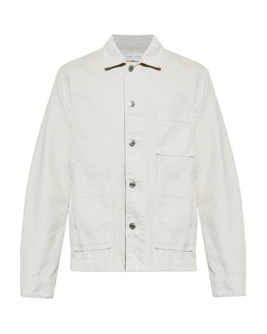 Giacca-Camicia di Samsøe & Samsøe in White da Uomo
