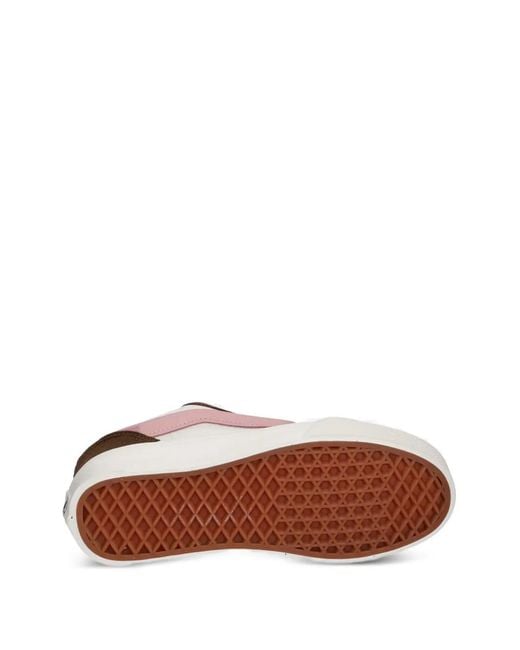 Vans White Knu Skool Sneakers