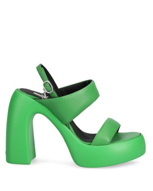 Karl Lagerfeld Green Astragon Sandals