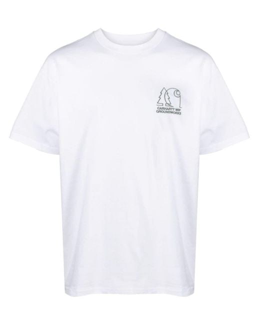 Carhartt White Groundworks Organic Cotton T-shirt for men
