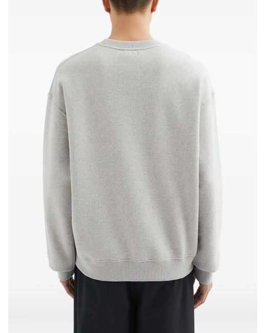 Sudadera de algodón Jil Sander de hombre de color Gray