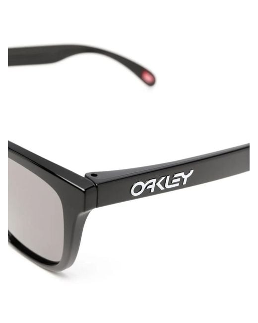 Oakley Gray Logo Square Sunglasses