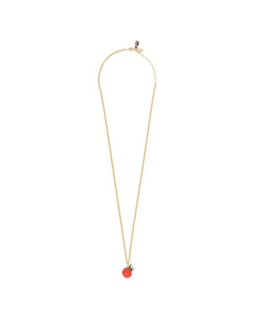 Doublet White Food-Sample Chain Necklace for men