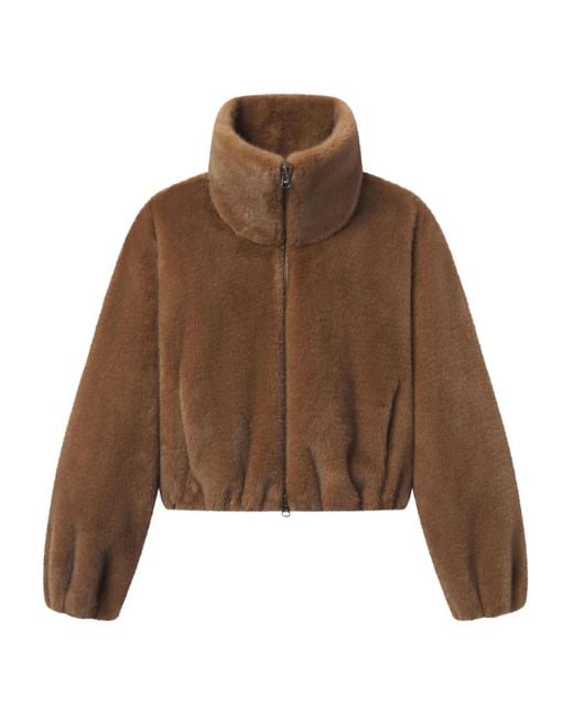 A.L.C. Hazel Jack Van Imitatiebont Met Trechterhals in het Brown