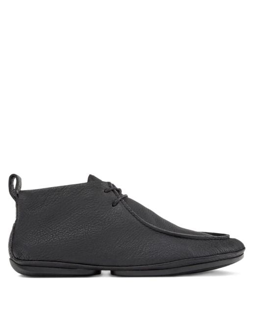 Camper Black Right Nina Leather Desert Boots