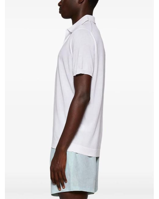 Loro Piana White New Bay Polo Shirt for men
