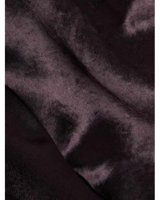 Maria McManus Purple Drawstring Satin Jacket