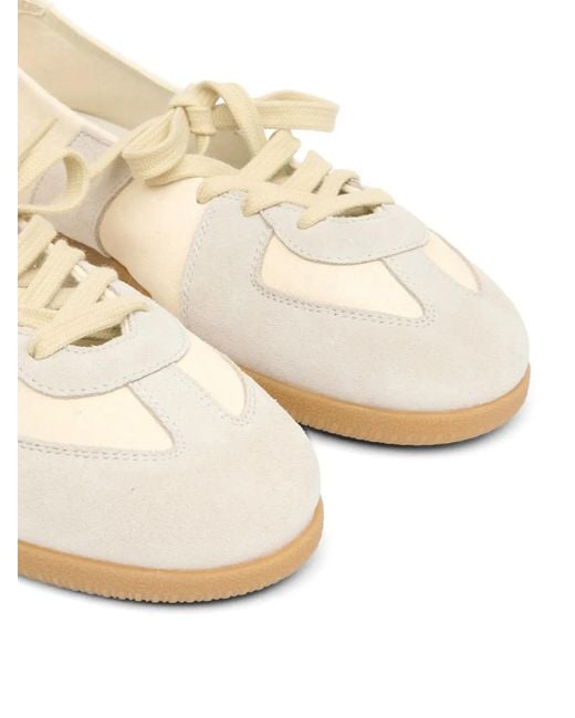 Maison Margiela Natural Replica Soft Laced Ballet Flats
