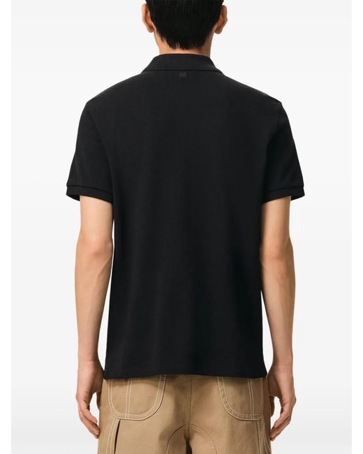 AMI Black Polo Shirts for men
