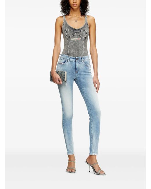 DIESEL Blue 2017 Slandy Skinny Jeans