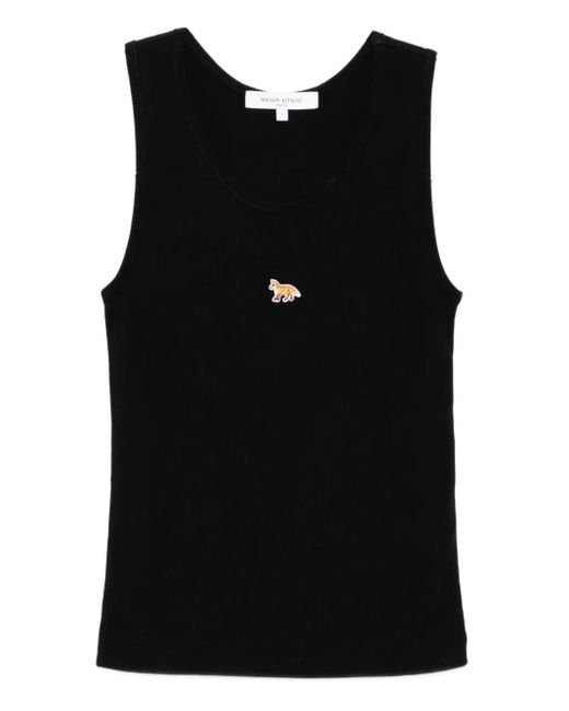 Maison Kitsuné エンブロイダリータンクトップ Black