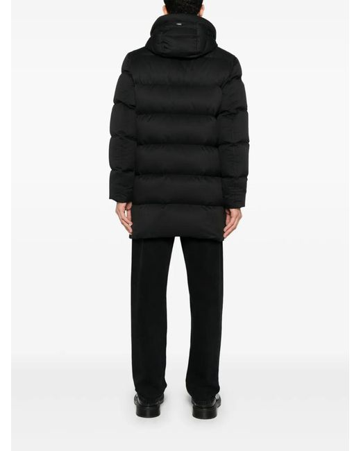 Herno Black Down Coat for men