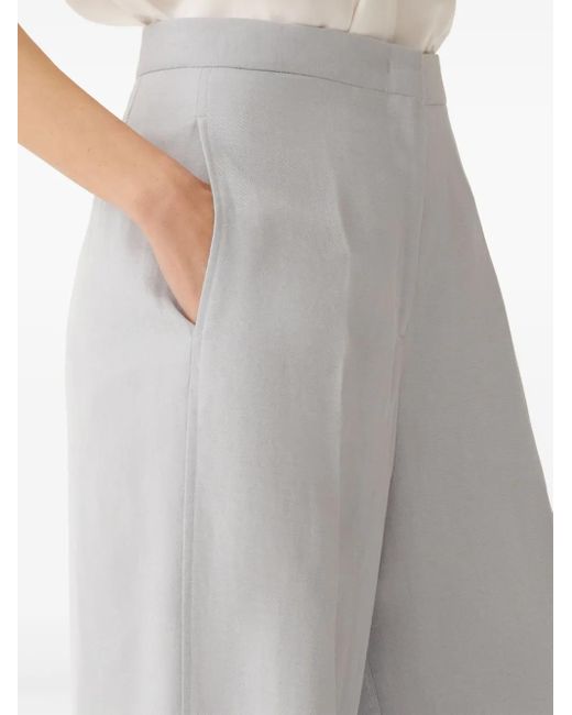 Fabiana Filippi Gray Tailored Trousers