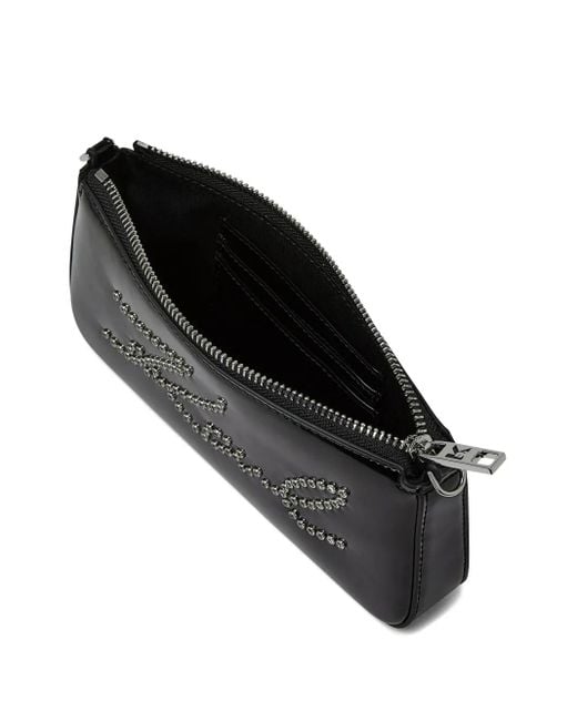Karl Lagerfeld Black Umhängetasche Mit Nieten