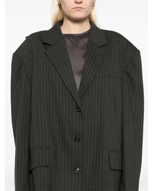 Pushbutton Black Slip Layered Jacket