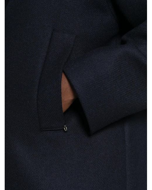 Ottod'Ame Blue Simona Single-Breasted Coat