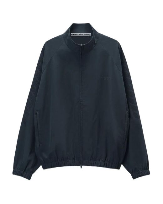 Alexander Wang Blue Logo Track Jacket for men