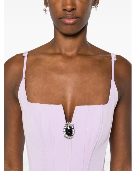 MITILIANE COUTURE Purple Kyla Minidress