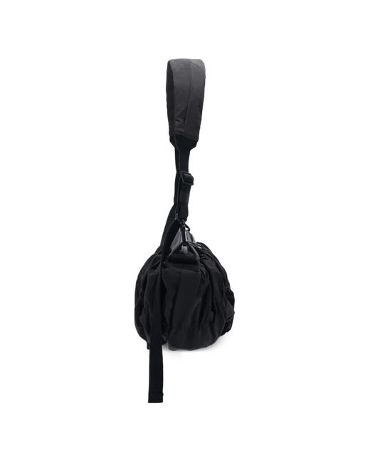Côte&Ciel Black Gathered Otra Shoulder Bag